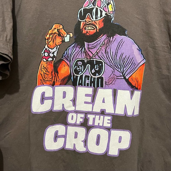 Wrestling Other - Wrestling’s Macho Man Randy Savage Graphic Tee Dark Gray by Delta Ringspun 2XL